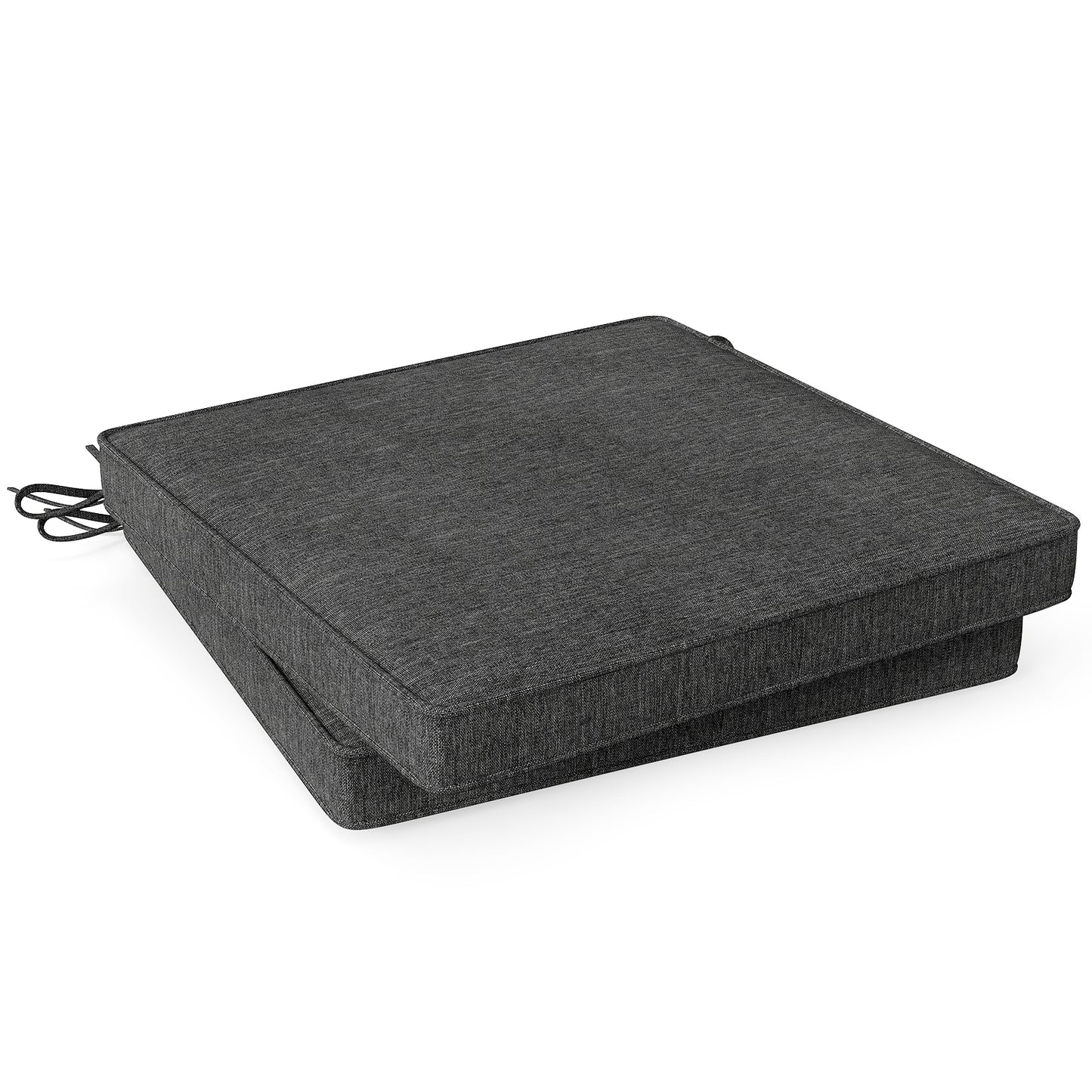 Outdoor Chair Cushion Set of 2 Waterproof Fade-Resistant Olefin Seat Cushions