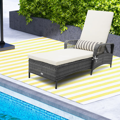Outdoor Chaise Lounge Chair
