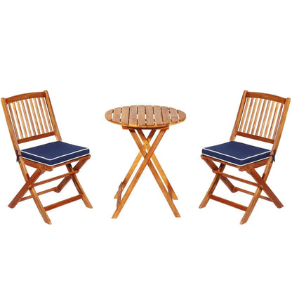 Patio Bundle: Outdoor Furniture Set+Patio Umbrella+Patio Swing+Bistro Set