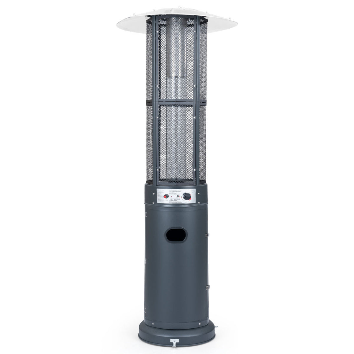 Propane Patio Heater with Glass Tube & Tilt Protection