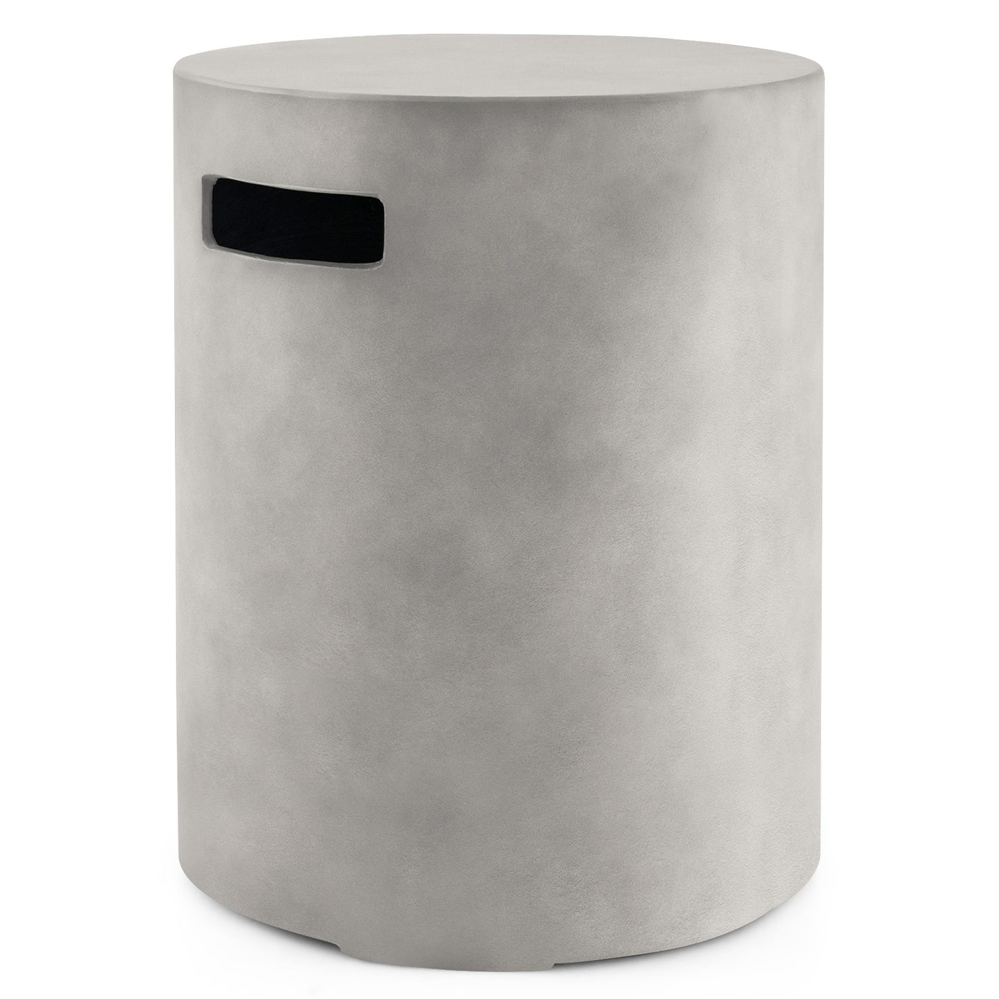 Outdoor Weather Resistant Tank Hideaway Table Fits Standard 20 LBS Propane Gas Tank for Fire Pits