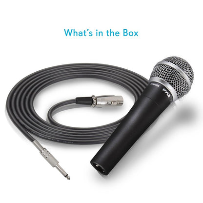 Pyle Professional Handheld Dynamic Vocal Microphone with 15 Ft. XLR Cable - view 12