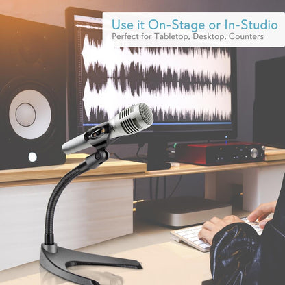 Pyle U-Base Gooseneck Desktop Microphone Stand - view 10