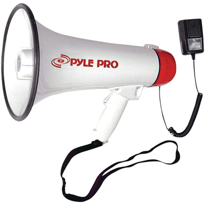 Pyle 40W Professional Megaphone Bullhorn with Siren, 1,000-Yd. Range