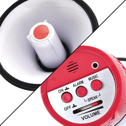 Pyle 40W Professional Megaphone Bullhorn with Siren, 1,000-Yd. Range - view 3