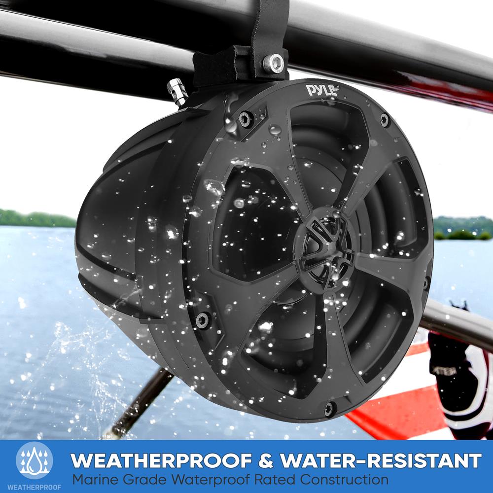 Pyle 5.25-In. 1,000W Waterproof Marine & Off-Road UTV Speakers, Pair - view 4