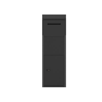 Package Delivery Box for Outside with Anti-Theft Baffle Sloped Roof