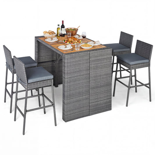 Patio Acacia Wood Dining Set for Home