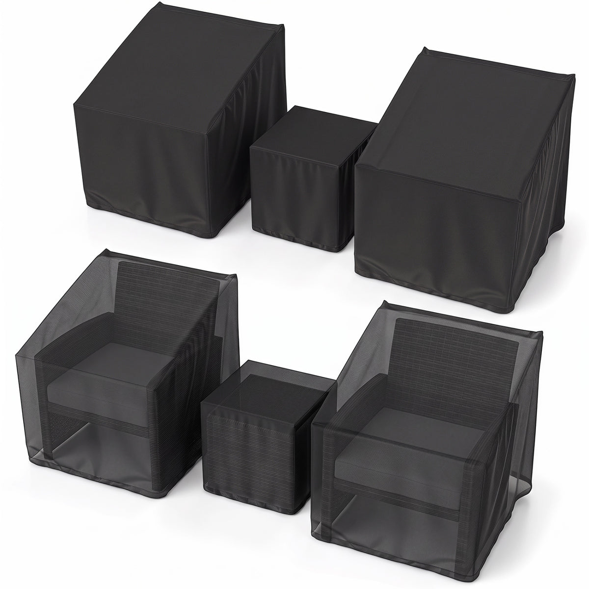 Waterproof Patio Furniture Covers for 3-Piece Bistro Set
