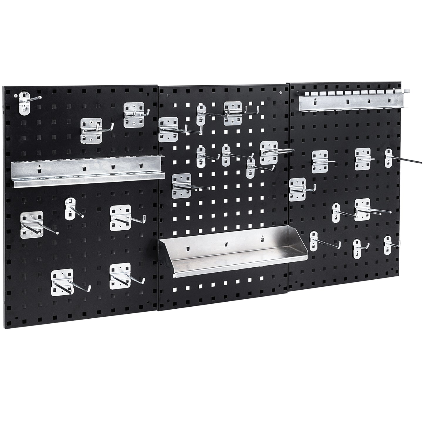 Wall-Mounted Pegboard Kit with 3 Pegboards for Garage Workshop
