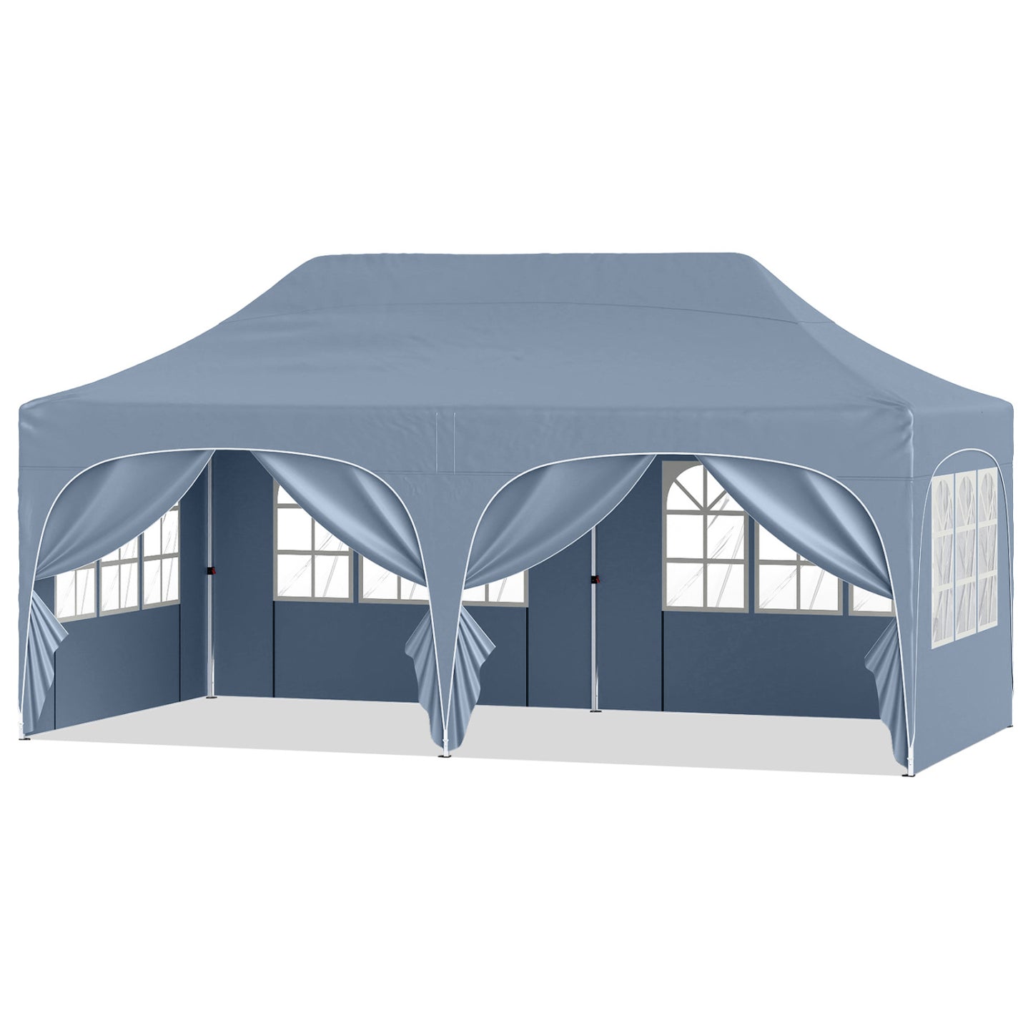 Pop Up Canopy Tent 10x20 ft with 6 Removable Sidewalls