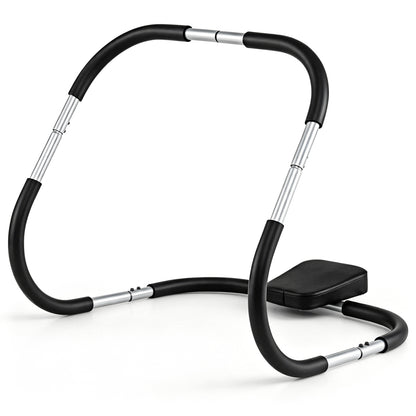 Portable AB Trainer with Headrest and Foam Handles