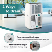 14000 BTU Portable Air Conditioner with Heat and Smart WiFi