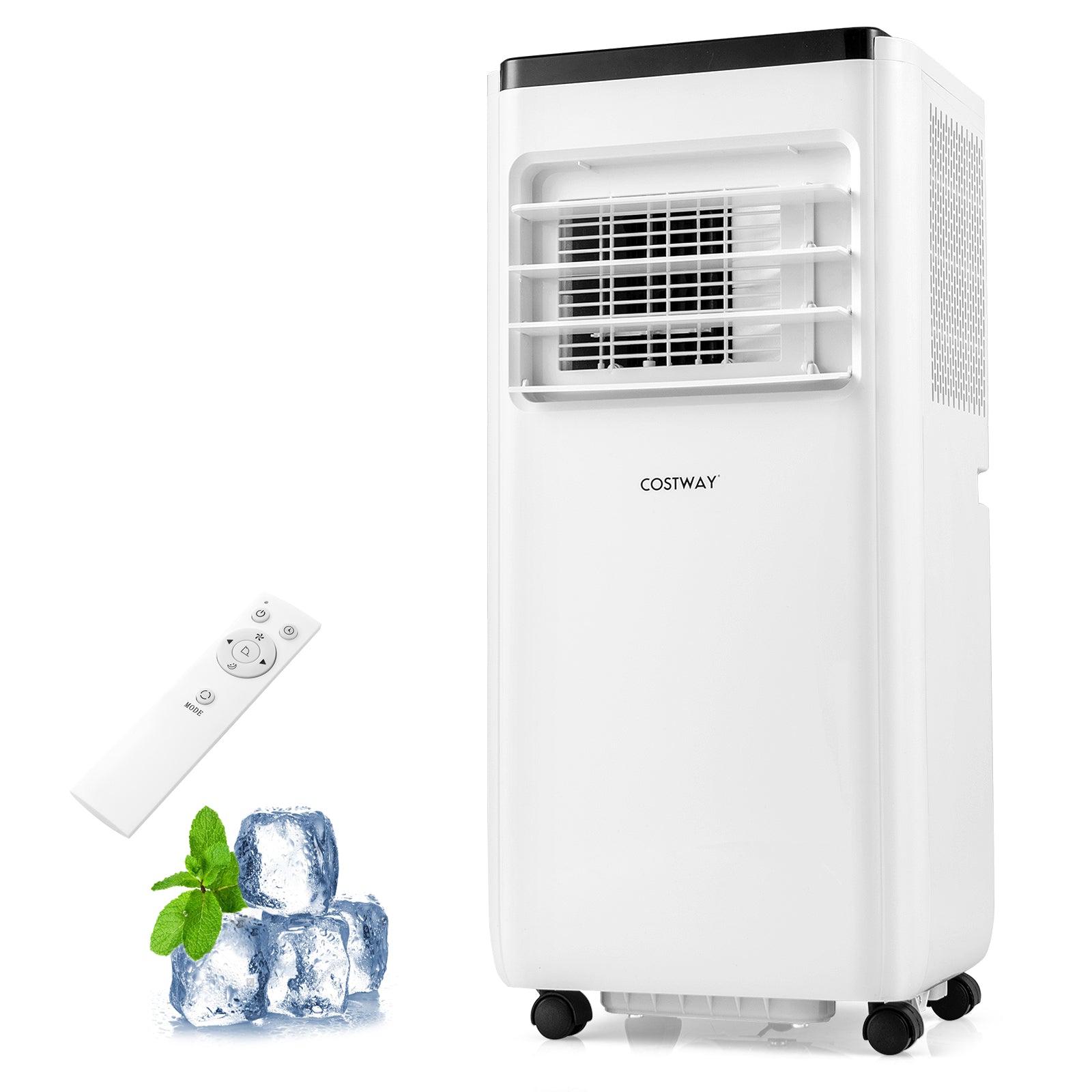 10000 BTU Portable Air Conditioner with Remote Control Cools up to 350 Sq.Ft - Default