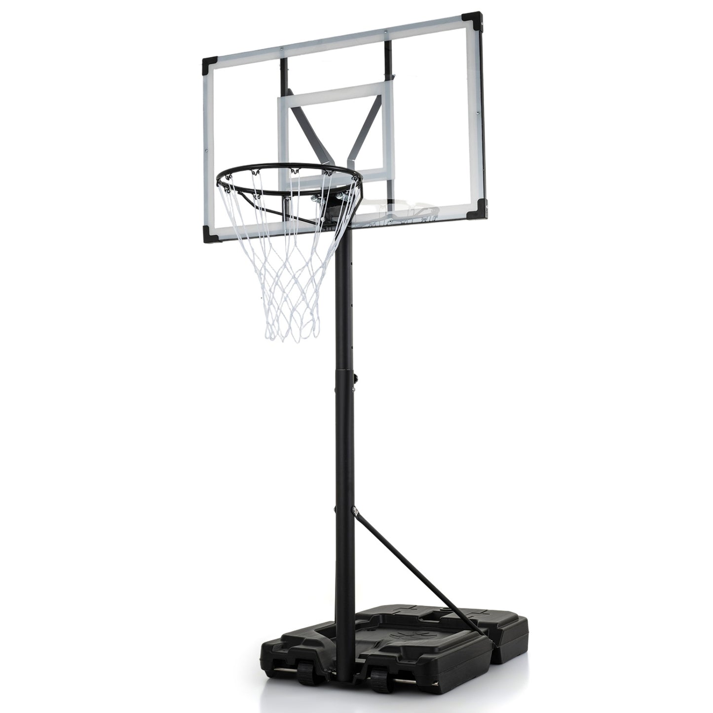 Portable Basketball Hoop with Adjustable Height 4.43-10 Ft