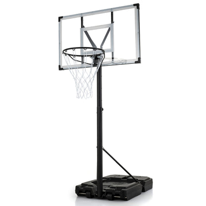 Portable Basketball Hoop with Adjustable Height 4.43-10 Ft