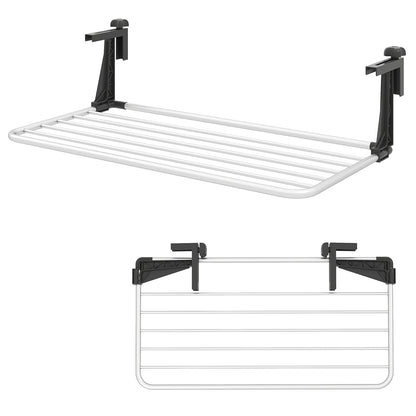 Portable Clothes Drying Rack Aluminum Towel Rack with Adjustable and Foldable Brackets