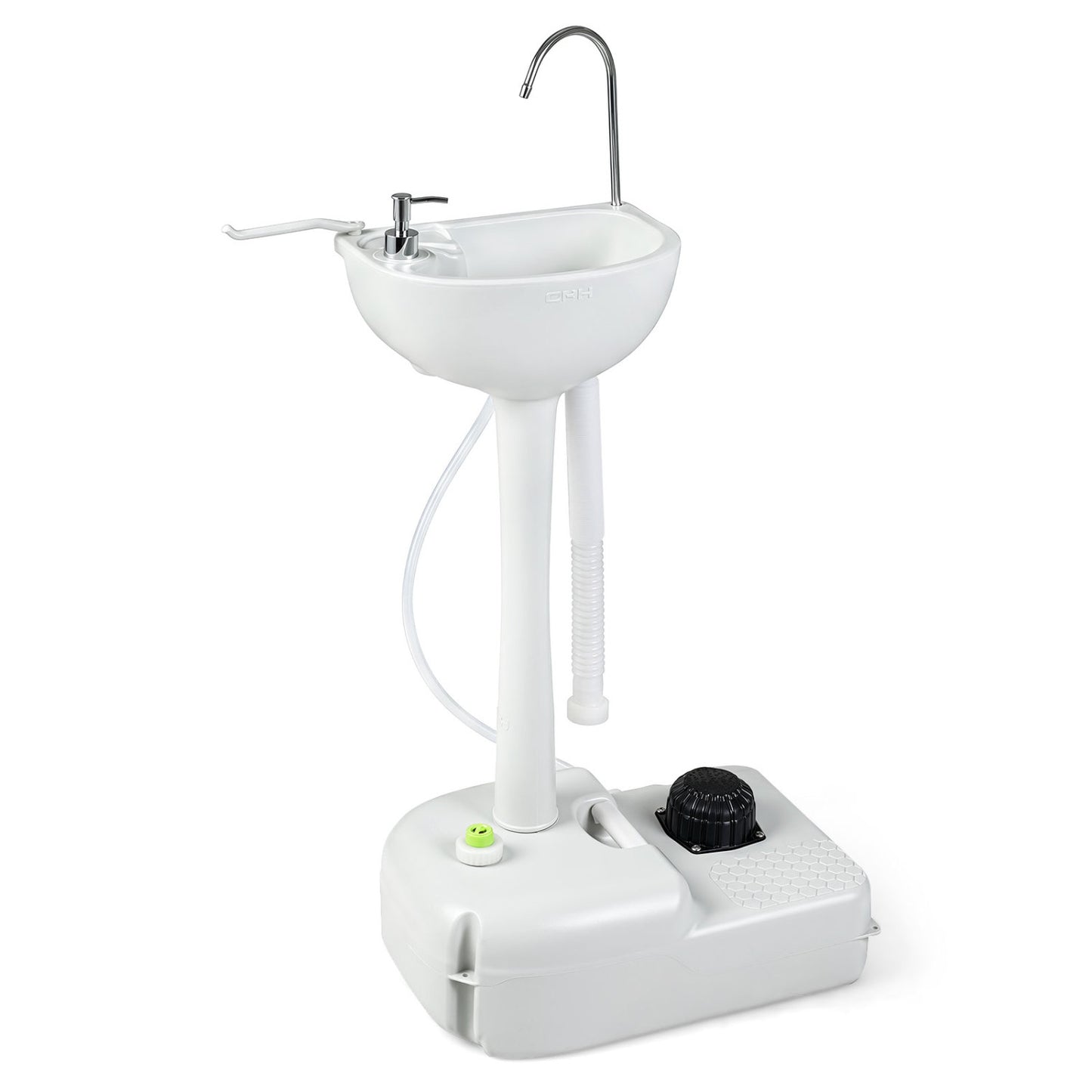 Portable Camping Sink with 4.5 Gallon Tank and Foot Pump