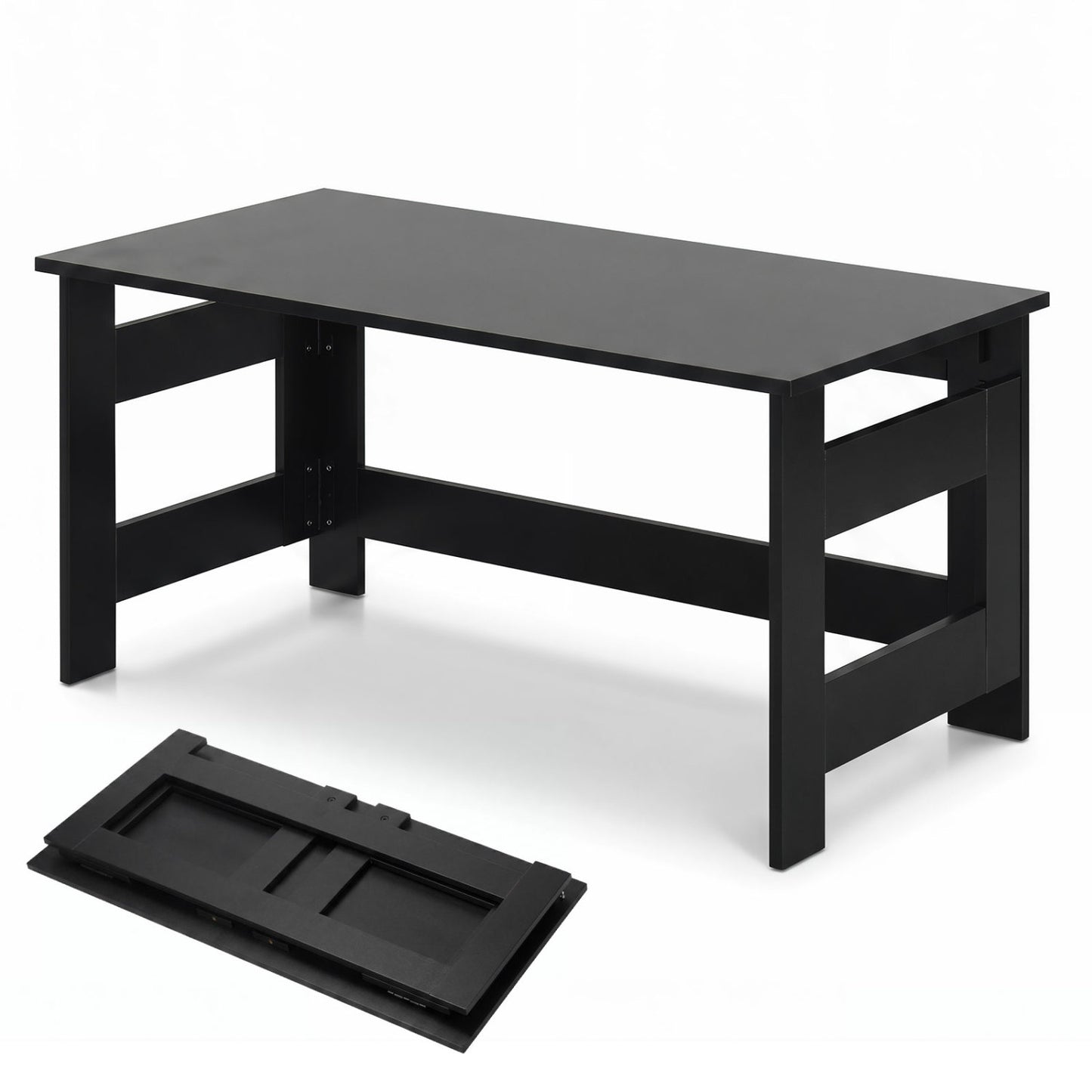 Folding Coffee Table with Collapsible Legs - 31.5" x 16"