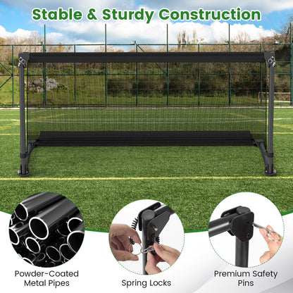 Portable POP Up Toddler Soccer Net with Metal Frame-M