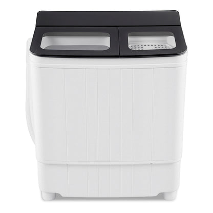 Portable Washing Machine 18 lbs Mini Laundry Machine with 11 LBS Washer-Grey