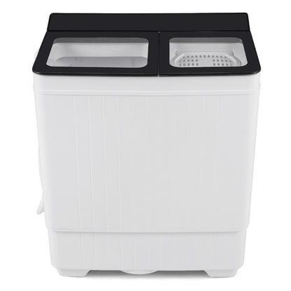 Portable Washing Machine with 18 LBS Washer and 8 LBS Spinner Combo-Black