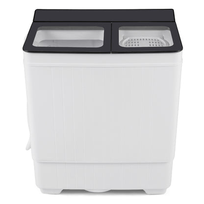 Portable Washing Machine with 18 LBS Washer and 8 LBS Spinner Combo-Gray