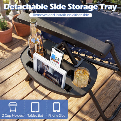 Zero Gravity Recliner Chair with Cup Holder and Pillow