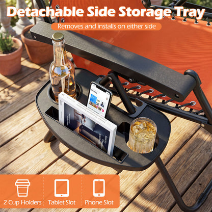 Zero Gravity Recliner Chair with Cup Holder and Pillow