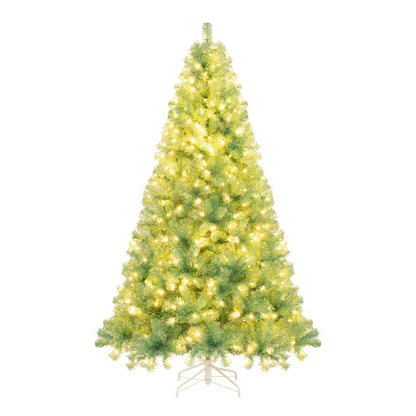 Pre-Lit Tinsel Christmas Tree Artificial Xmas Tree Home Office Party Seasonal Holiday Decoration-M