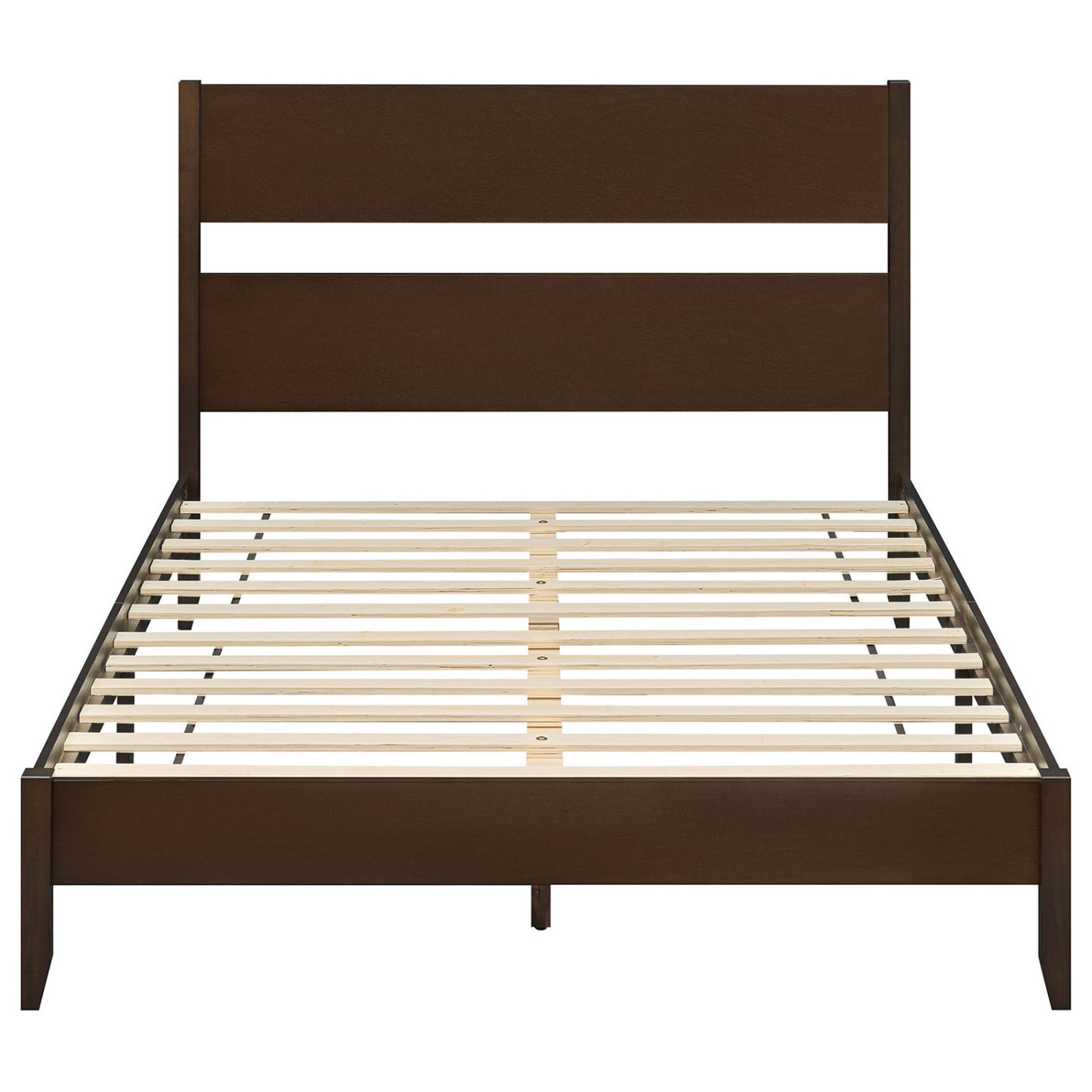 Queen Bed Frame with Headboard and Solid Wood Legs