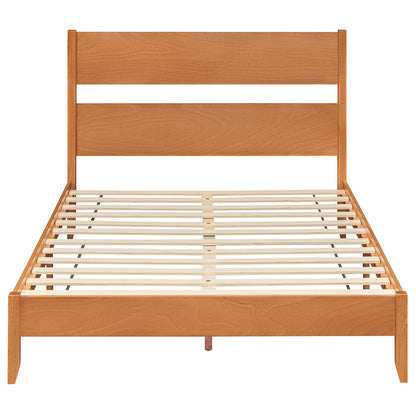 Queen Bed Frame with Headboard and Solid Wood Legs
