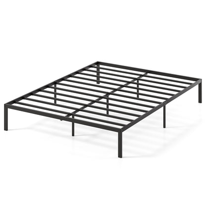 Full/Queen/King Size Metal Bed Frame Heavy Duty Support Slats Mattress Foundation-Queen Size - Queen Size