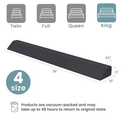 Bed Wedge Pillow with Storage Bag-Full Size - King Size