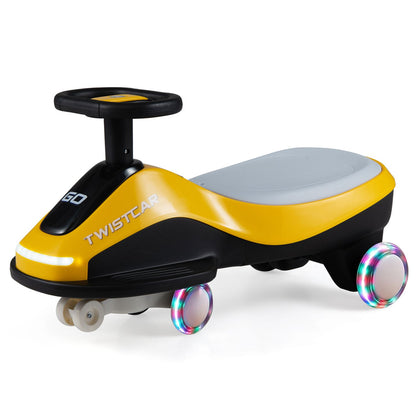 Ride On Car with Flashing Wheels Front Light and Music Speaker for Age 3+ Years Old