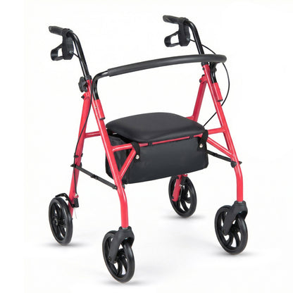 Rollator Walker with Seat and Height Adjustable Handles