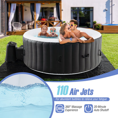 70/80 Inches Round SPA Pool Hottub with 110/130 Air Jets Electric Heater Pump