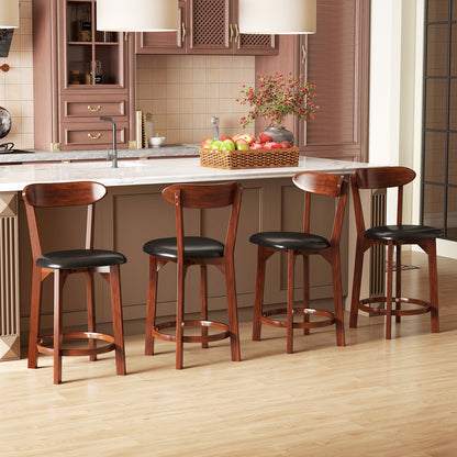 24-Inch Upholstered Counter Height Dining Chairs, Set of 2