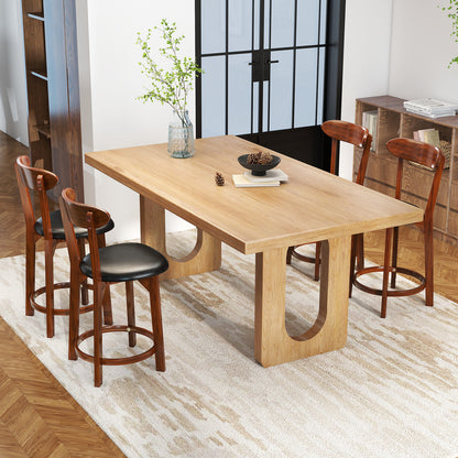 24-Inch Upholstered Counter Height Dining Chairs, Set of 2
