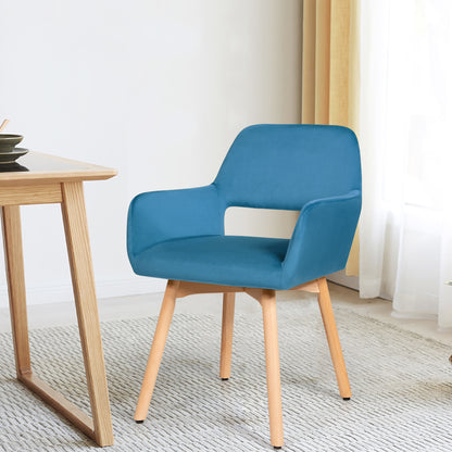 Set of 2 Modern Accent Armchairs