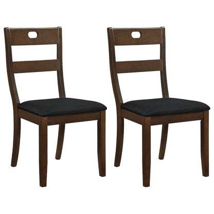 Wooden Dining Chairs Set of 2 with Padded Seats