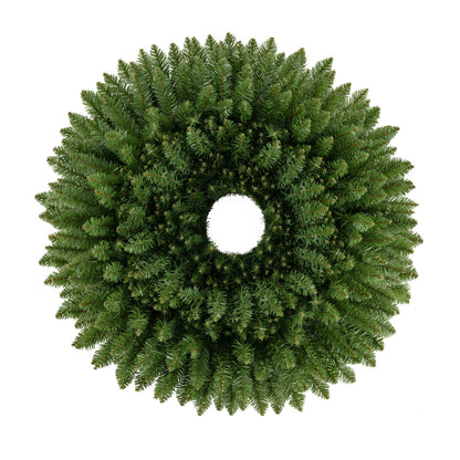 Artificial Christmas Wreaths Set of 6 with Full Branch Tips