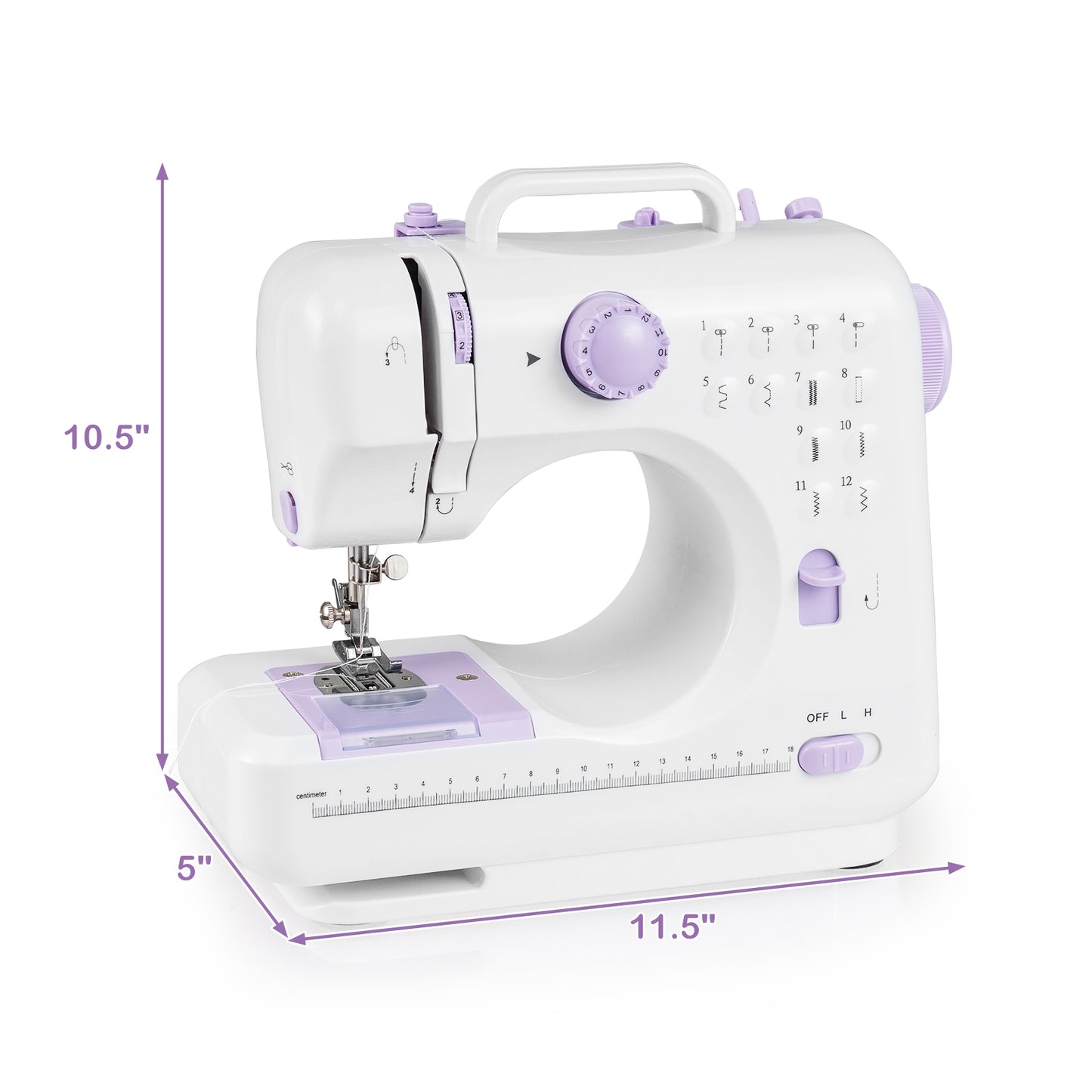 Sewing Machine for Beginners Mini Sewing Machine with 12 Built-in Stitches