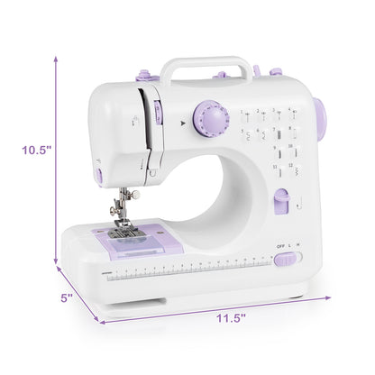 Sewing Machine for Beginners Mini Sewing Machine with 12 Built-in Stitches