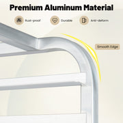 26 x 20 x 70 Inch 20 Sheet Aluminum Pan Rolling Bakery Rack