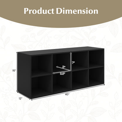 8 Cubbies Shoe Organizer with 500 LBS Weight Capacity