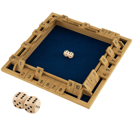 24 Inch Extra-Large Shut The Box Game for 2