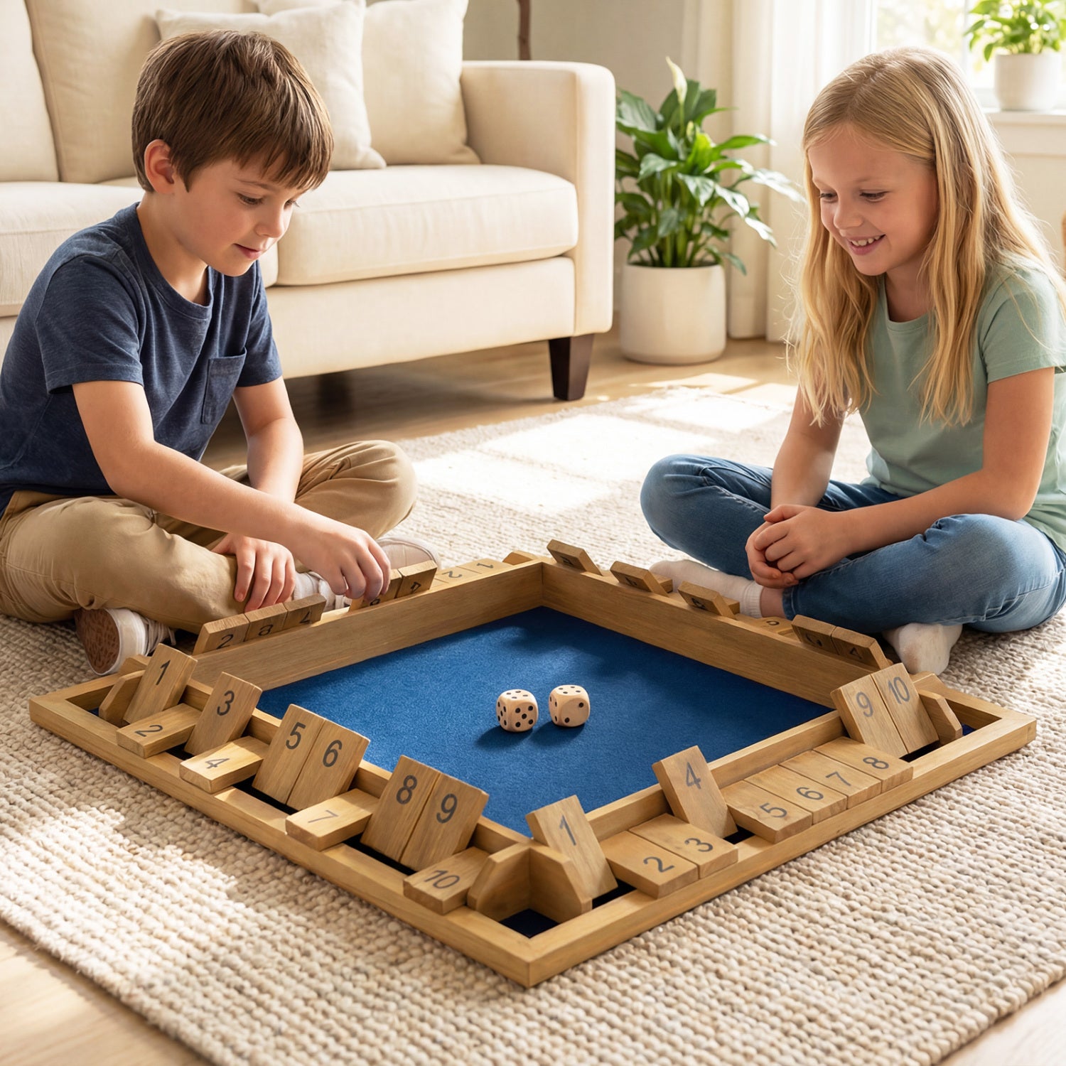 24 Inch Extra-Large Shut The Box Game for 2