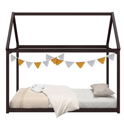 Stable Kids Platform Floor Bed with Roof an