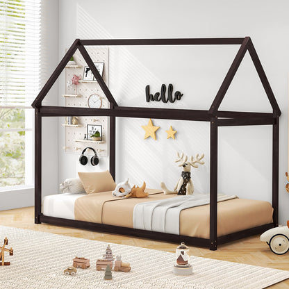 Stable Kids Platform Floor Bed with Roof an